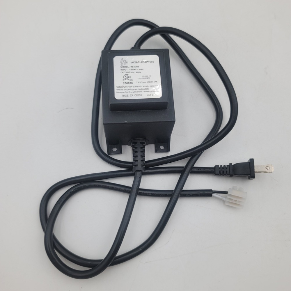 Dongguan Rui Chang RB-A060 AC/AC Adaptor Power Supply 12V 60VA Transformer